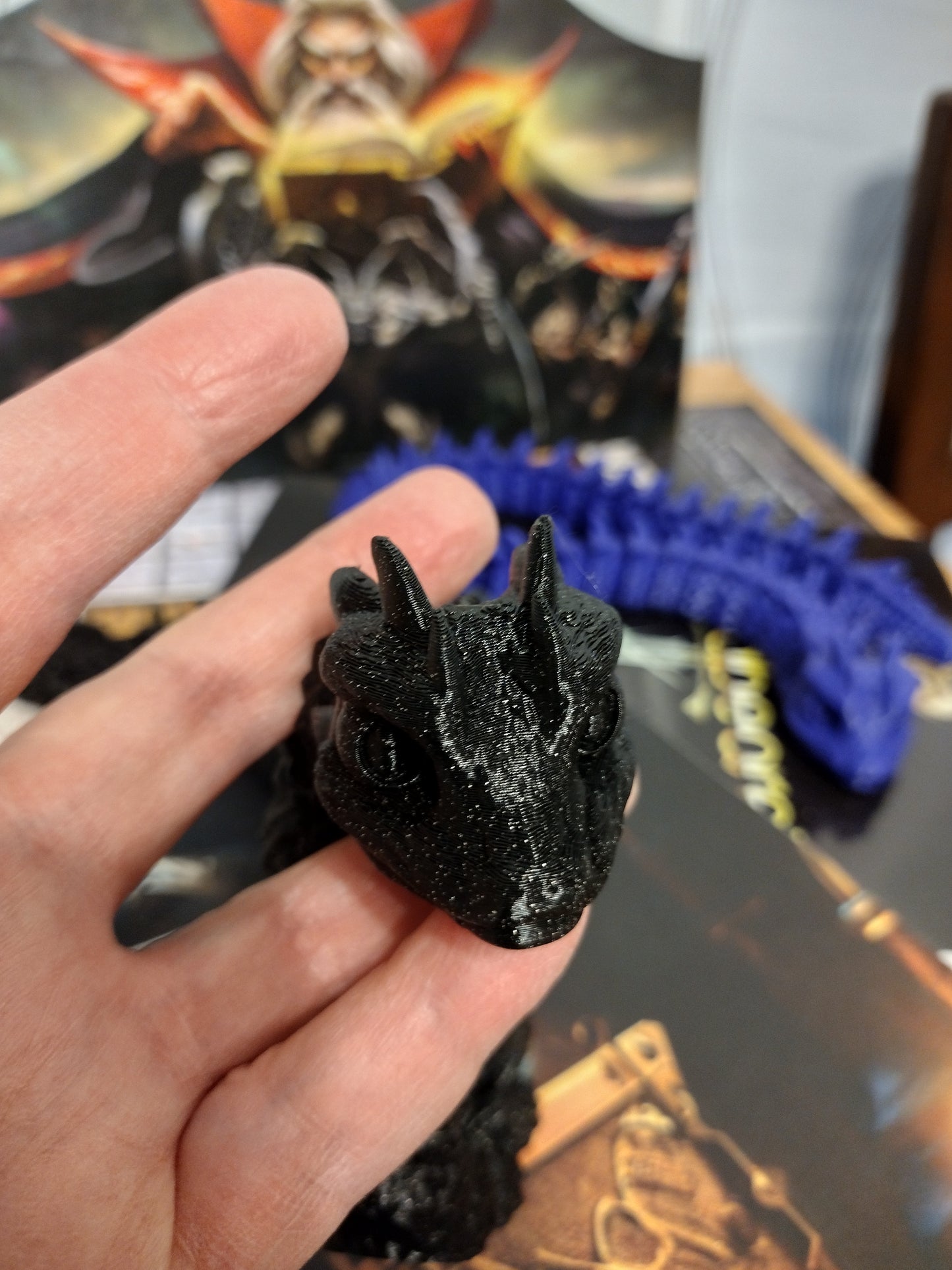Black Basilisk fidget toy