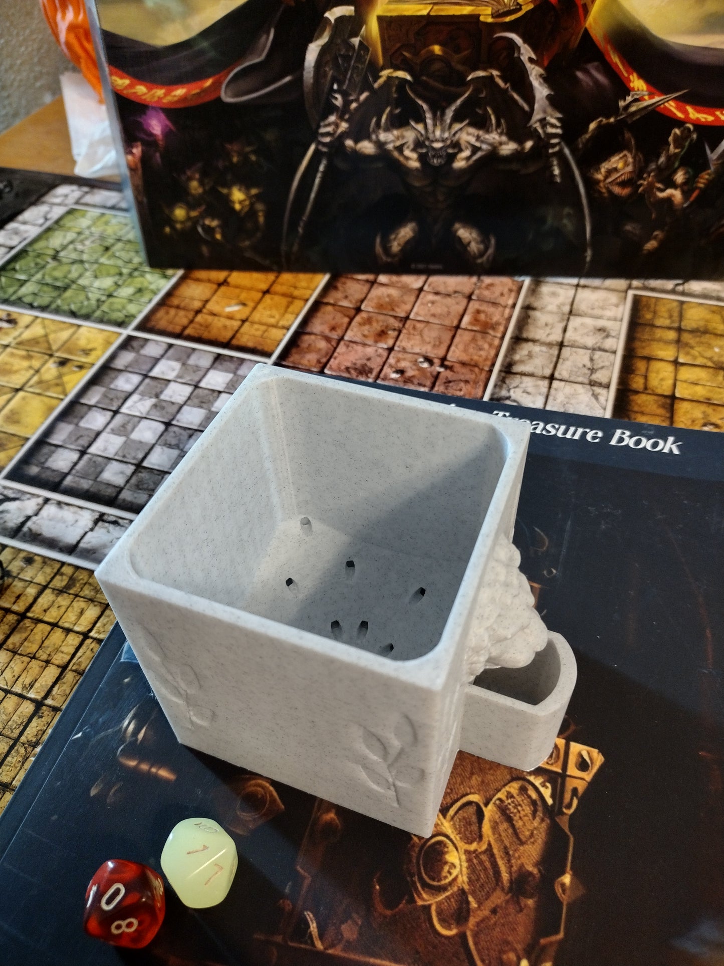 Roman self-watering small plant pot