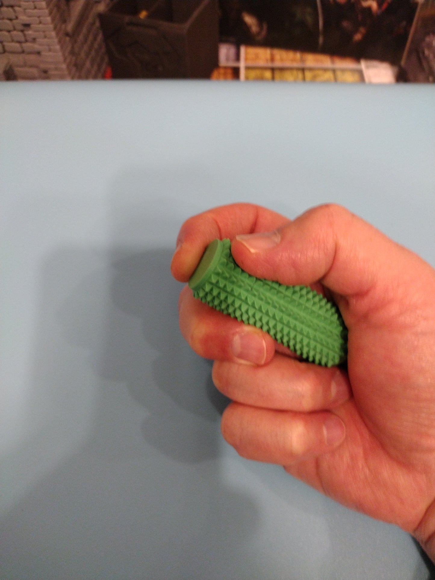 Fidget pain roller moveable drums-green